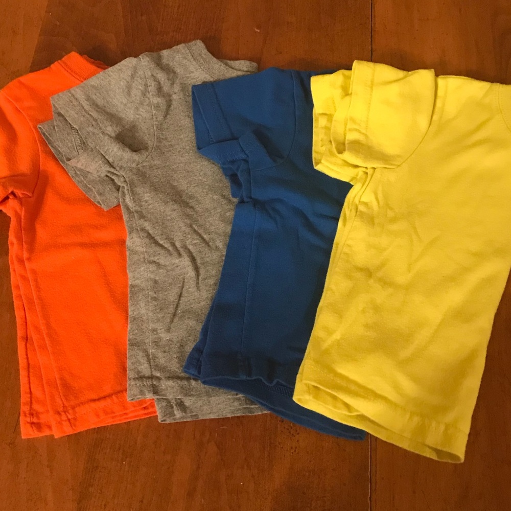 Solid colored shirts